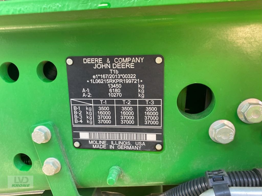 Traktor des Typs John Deere 6R215, Gebrauchtmaschine in Groß Munzel (Bild 14)