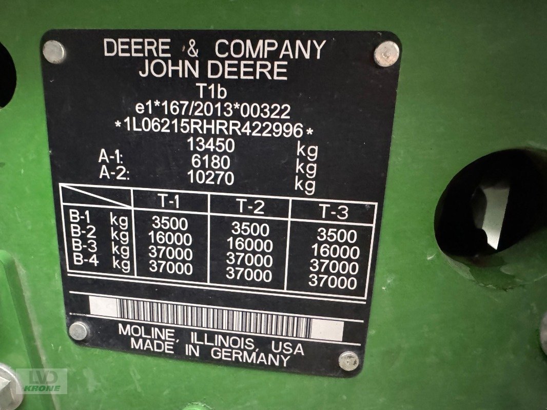 Traktor του τύπου John Deere 6R215, Gebrauchtmaschine σε Spelle (Φωτογραφία 13)