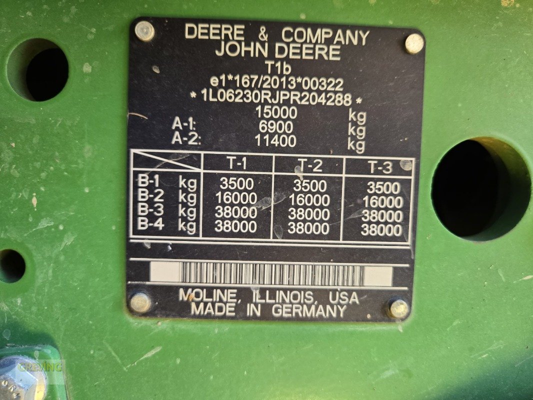 Traktor des Typs John Deere 6R230, Gebrauchtmaschine in Polch (Bild 14)