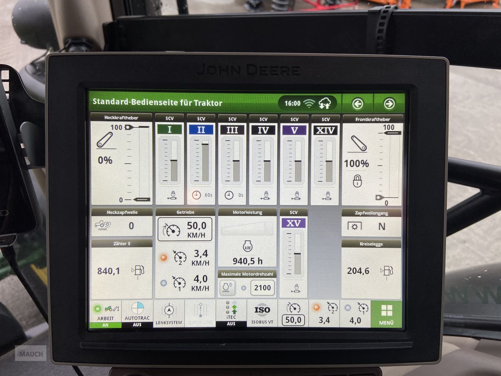 Traktor типа John Deere 6R250 AUTOPOWR, Gebrauchtmaschine в Burgkirchen (Фотография 17)