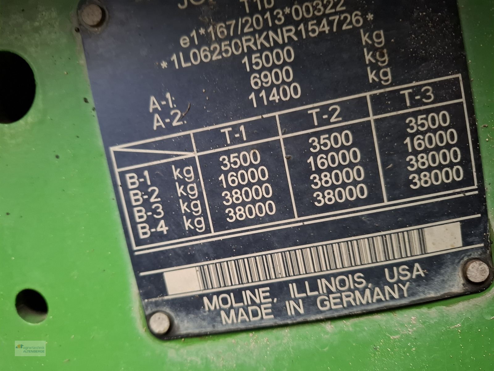 Traktor типа John Deere 6R250 Autoqowr, Gebrauchtmaschine в Altenberge (Фотография 10)