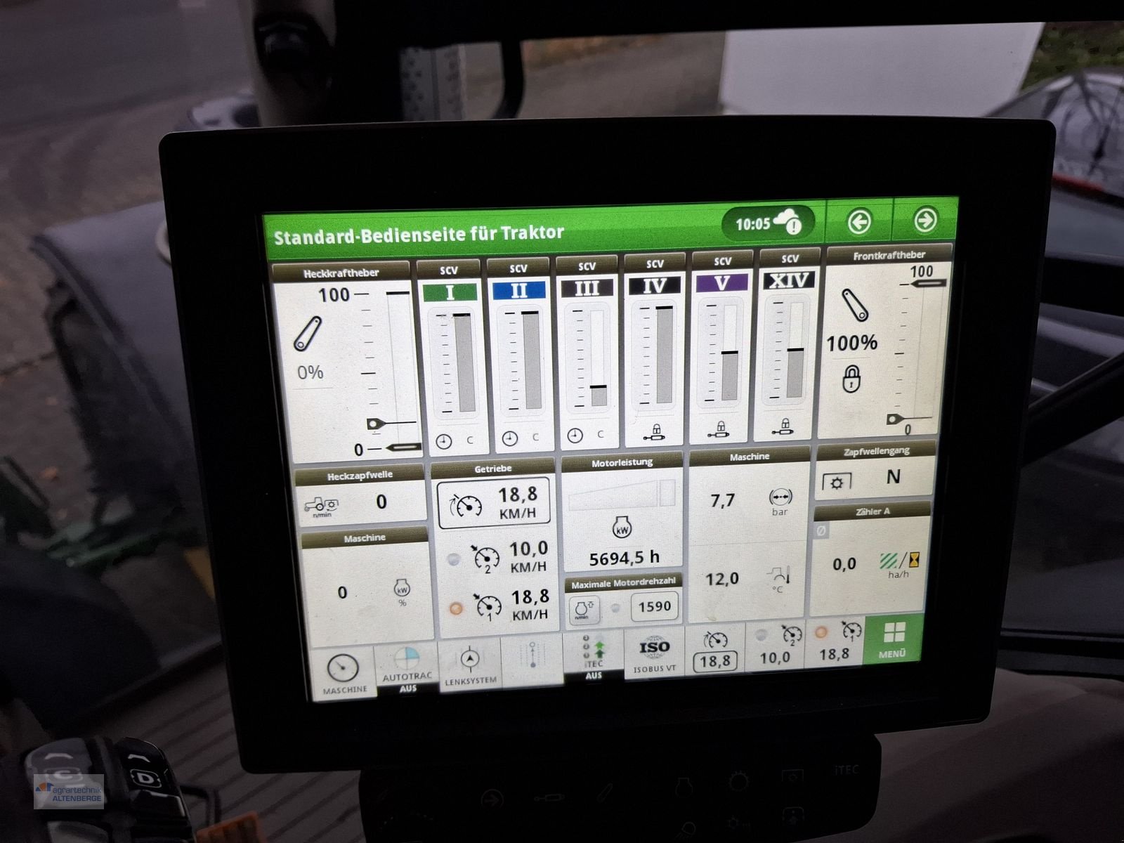 Traktor типа John Deere 6R250 Autoqowr, Gebrauchtmaschine в Altenberge (Фотография 15)
