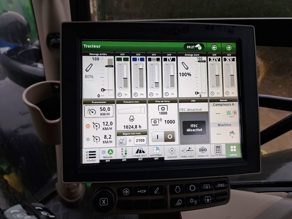 Traktor del tipo John Deere 6R250 Front PTO. Sections Control. AutoTrac GPS klar. Command Arm., Gebrauchtmaschine In Kolding (Immagine 11)