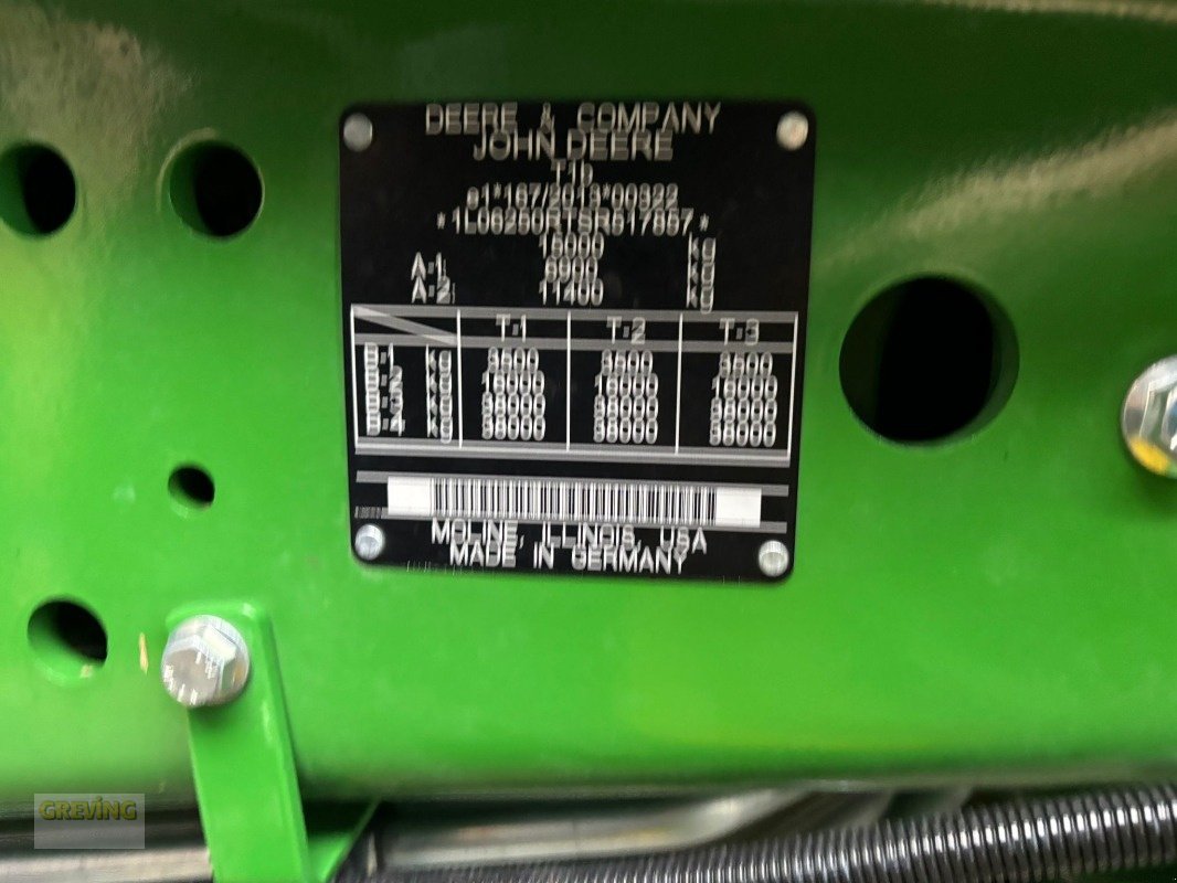 Traktor des Typs John Deere 6R250 *Garantieverlängerung*, Gebrauchtmaschine in Ahaus (Bild 16)