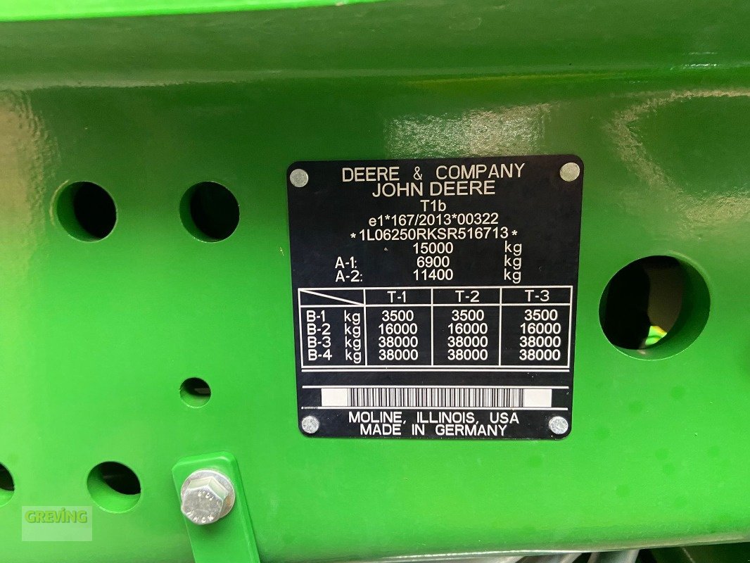 Traktor vrste John Deere 6R250 *Garantieverlängerung*, Gebrauchtmaschine v Ahaus (Slika 15)