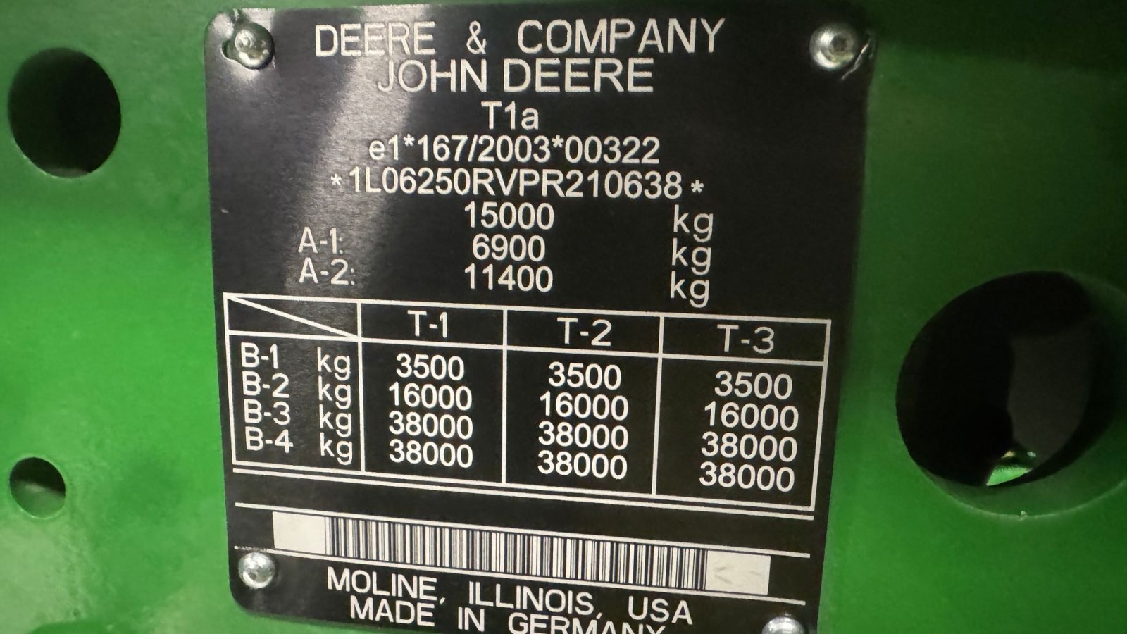 Traktor del tipo John Deere 6R250 KUN 1300 TIMER! GEN5 SKÆRM OG COMMANDPRO!, Gebrauchtmaschine In Nørager (Immagine 8)