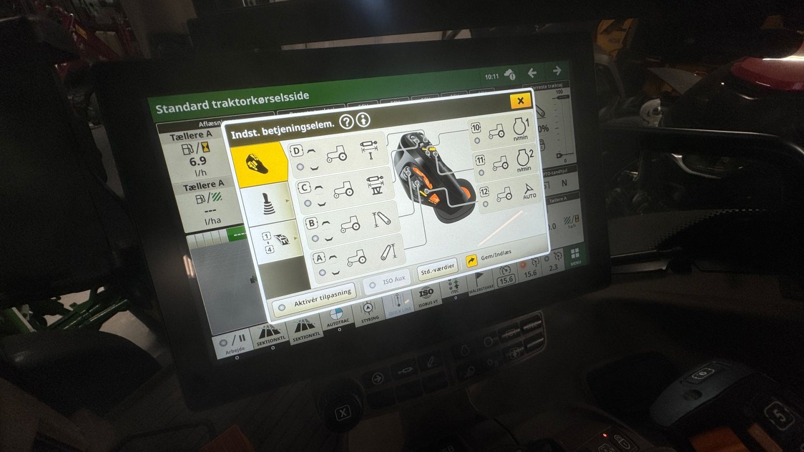 Traktor del tipo John Deere 6R250 KUN 1300 TIMER! GEN5 SKÆRM OG COMMANDPRO!, Gebrauchtmaschine In Nørager (Immagine 13)