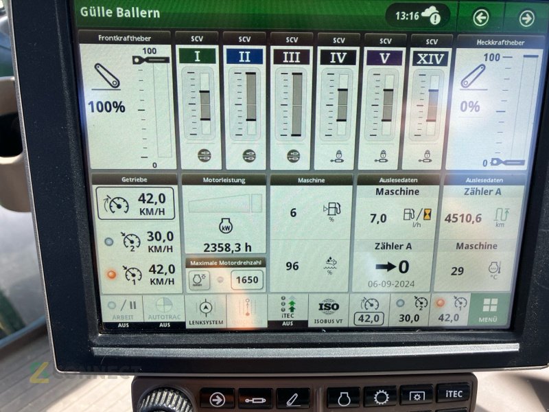 Traktor tipa John Deere 6R250 mit FKH/ FZW/ CommandPro, Gebrauchtmaschine u Jahnatal (Slika 12)