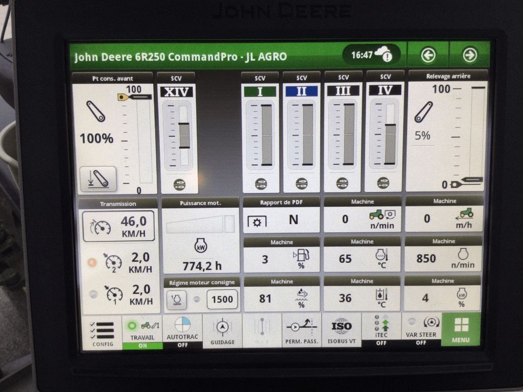 Traktor typu John Deere 6R250, Gebrauchtmaschine v azerailles (Obrázek 10)