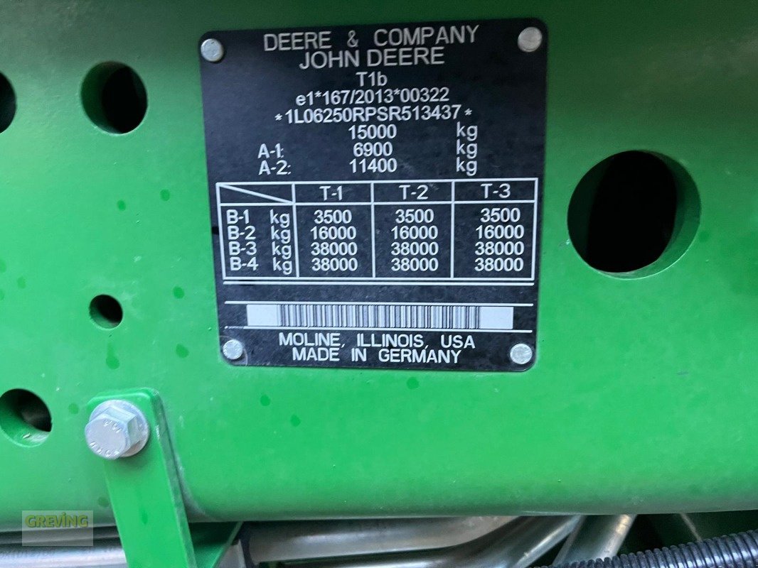 Traktor van het type John Deere 6R250, Gebrauchtmaschine in Ahaus (Foto 14)