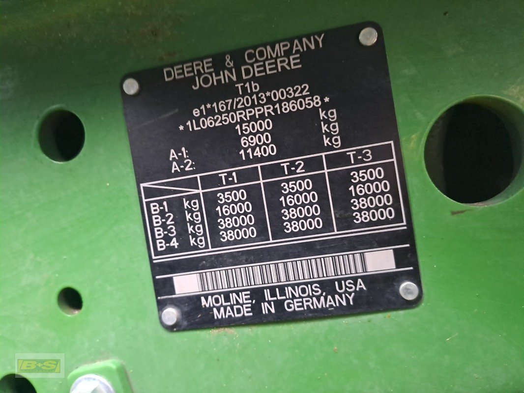 Traktor Türe ait John Deere 6R250, Neumaschine içinde Klietz (resim 10)