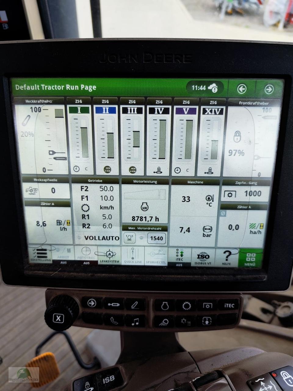 Traktor of the type John Deere 7250R, Gebrauchtmaschine in Wasungen (Picture 11)
