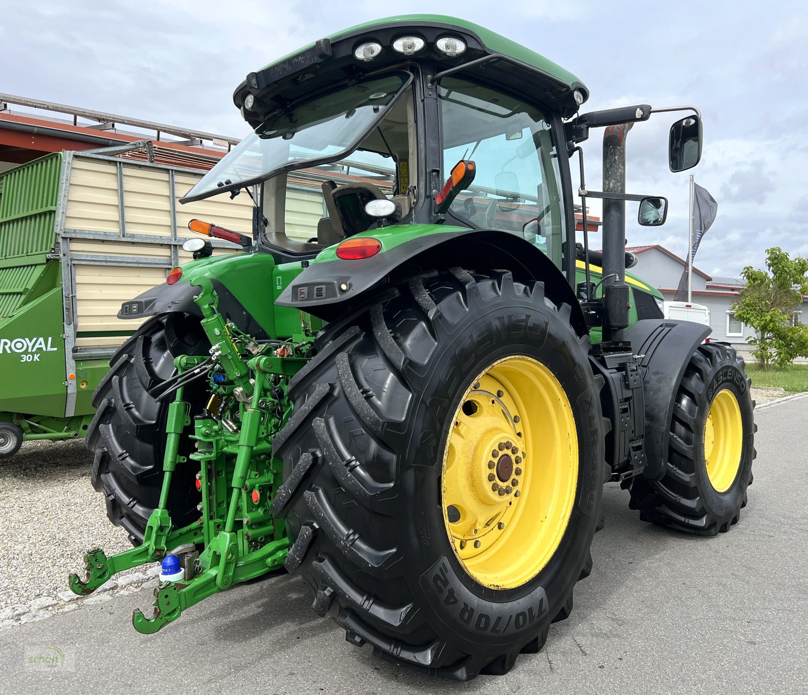 Traktor типа John Deere 7260 R mit einer guten Ausstattung, Gebrauchtmaschine в Burgrieden (Фотография 12)