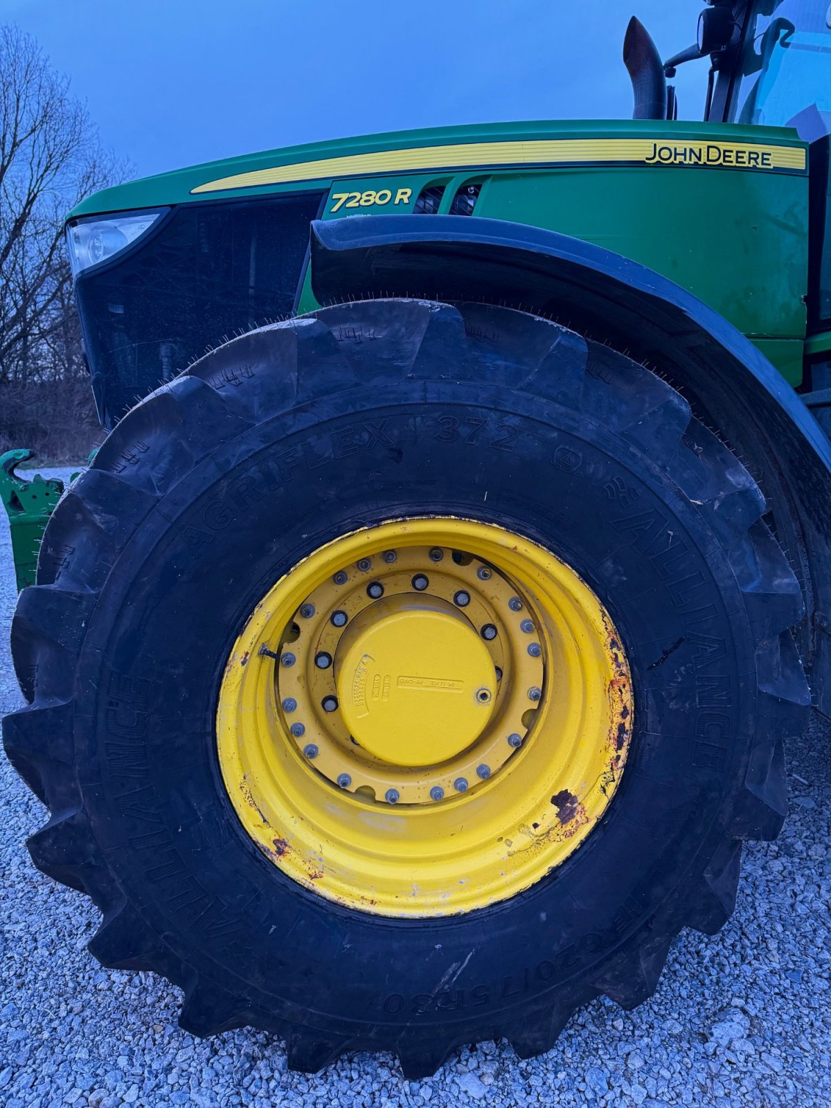 Traktor типа John Deere 7260R, Gebrauchtmaschine в Schnelldorf (Фотография 4)