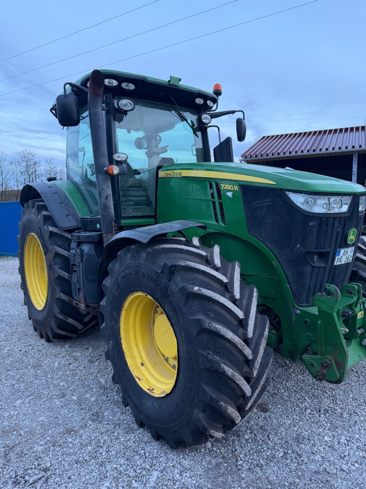 Traktor типа John Deere 7260R, Gebrauchtmaschine в Schnelldorf (Фотография 6)