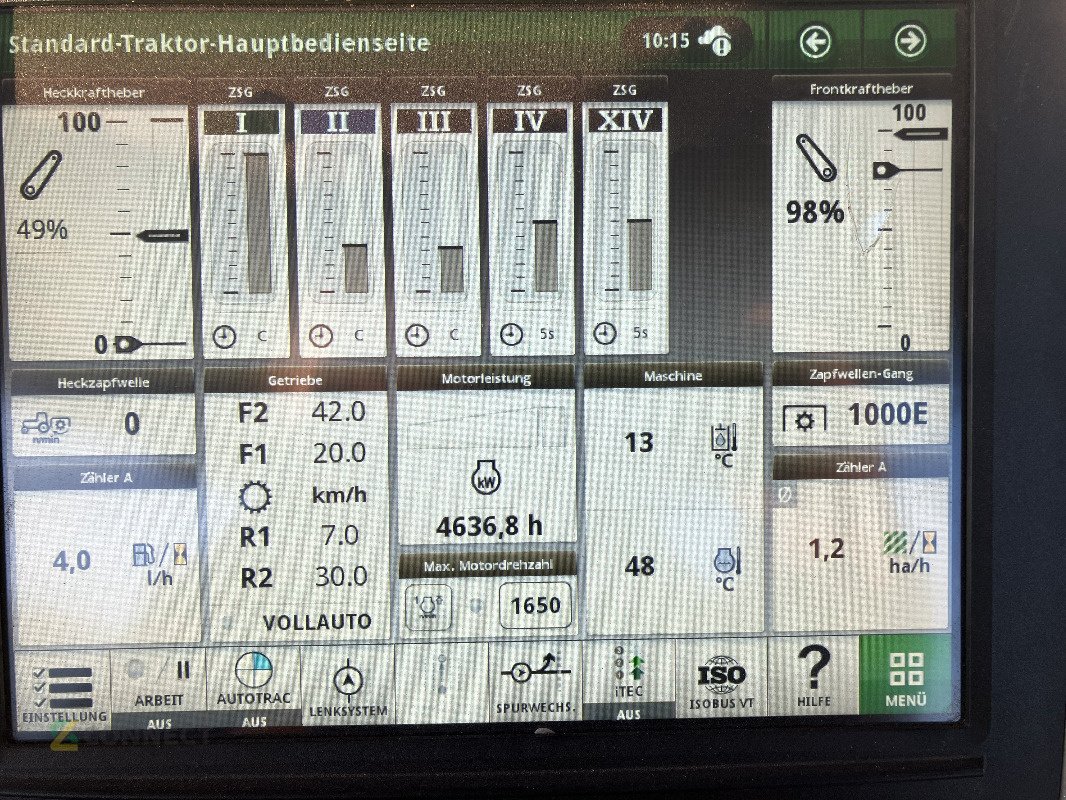 Traktor typu John Deere 7270R, Gebrauchtmaschine w Sonnewalde (Zdjęcie 5)