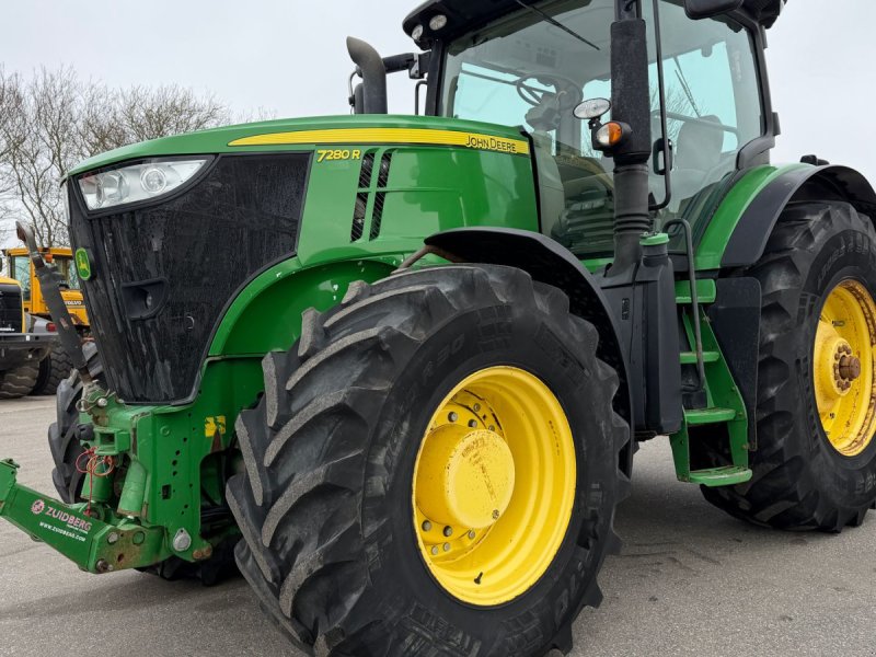 Traktor za tip John Deere 7280R KUN 4200 TIMER OG FRONT PTO!, Gebrauchtmaschine u Nørager