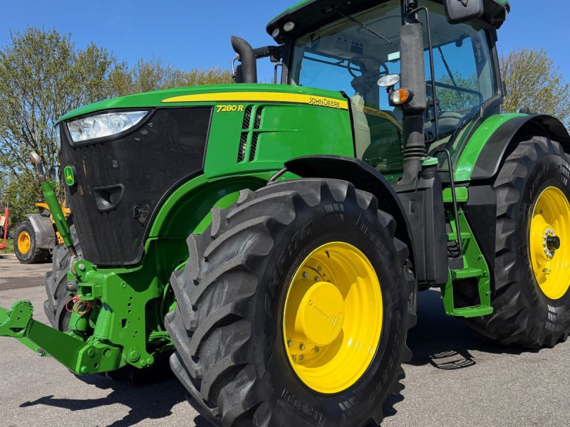 Traktor van het type John Deere 7280R KUN 4200 TIMER OG FRONT PTO!, Gebrauchtmaschine in Nørager