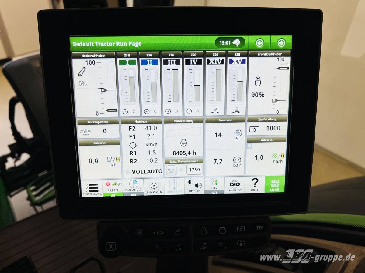 Traktor typu John Deere 7290R E23 PowerShift, Gebrauchtmaschine v Sülzetal OT Altenweddingen (Obrázok 19)