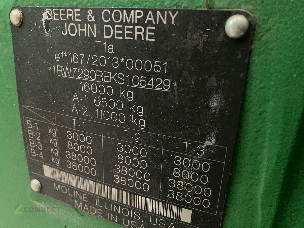 Traktor des Typs John Deere 7290R, Gebrauchtmaschine in Sonnewalde (Bild 8)