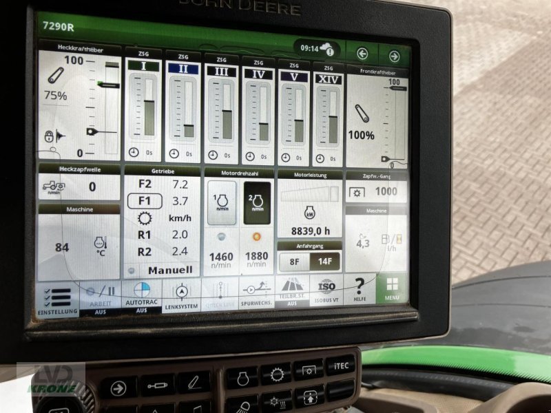 Traktor Türe ait John Deere 7290R, Gebrauchtmaschine içinde Spelle (resim 10)