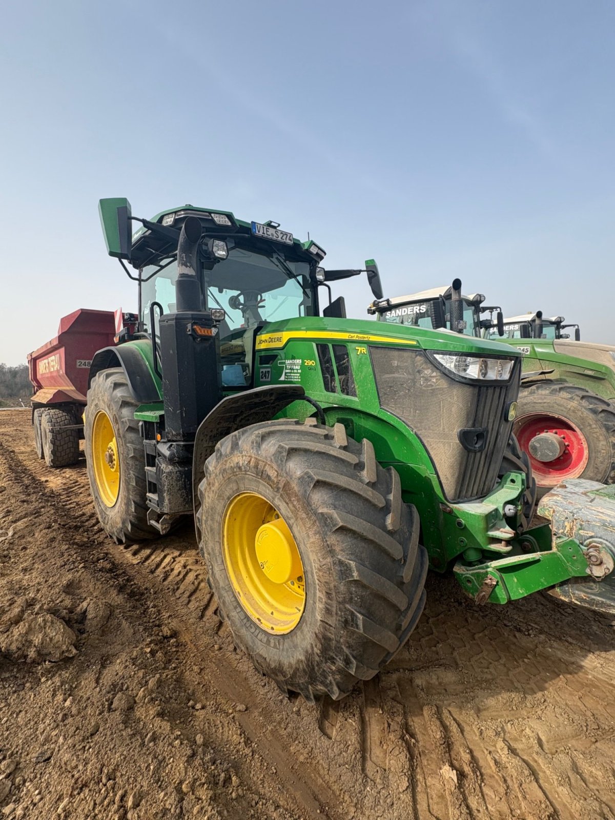 Traktor des Typs John Deere 7290R, Gebrauchtmaschine in Schwalmtal (Bild 4)