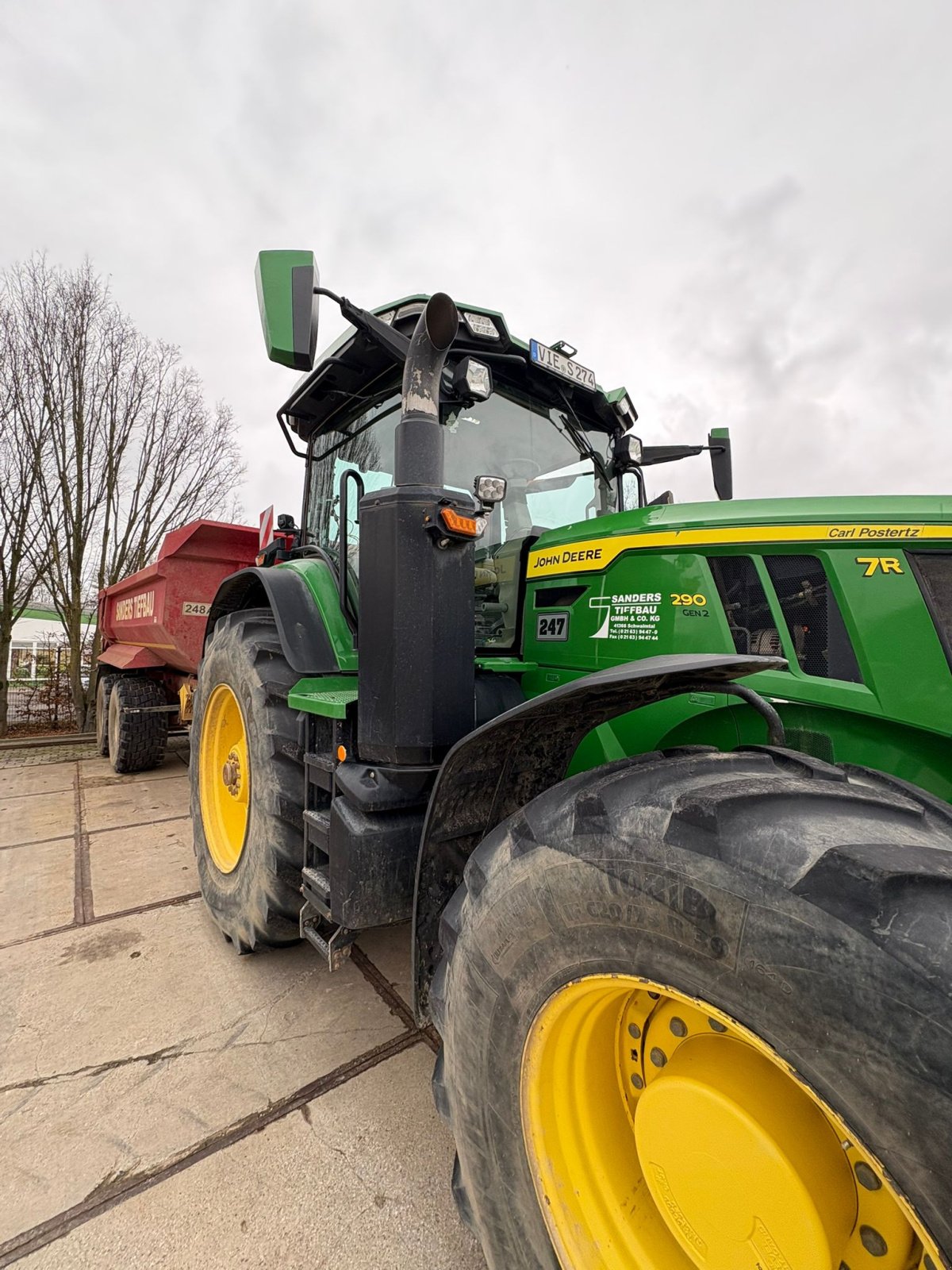 Traktor des Typs John Deere 7290R, Gebrauchtmaschine in Schwalmtal (Bild 7)