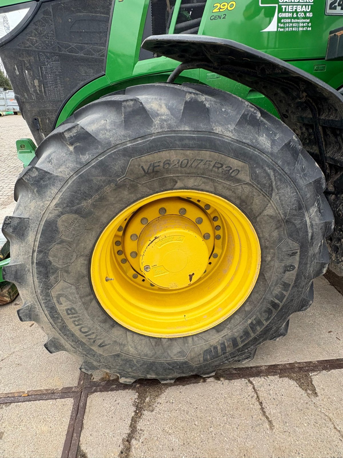 Traktor des Typs John Deere 7290R, Gebrauchtmaschine in Schwalmtal (Bild 20)