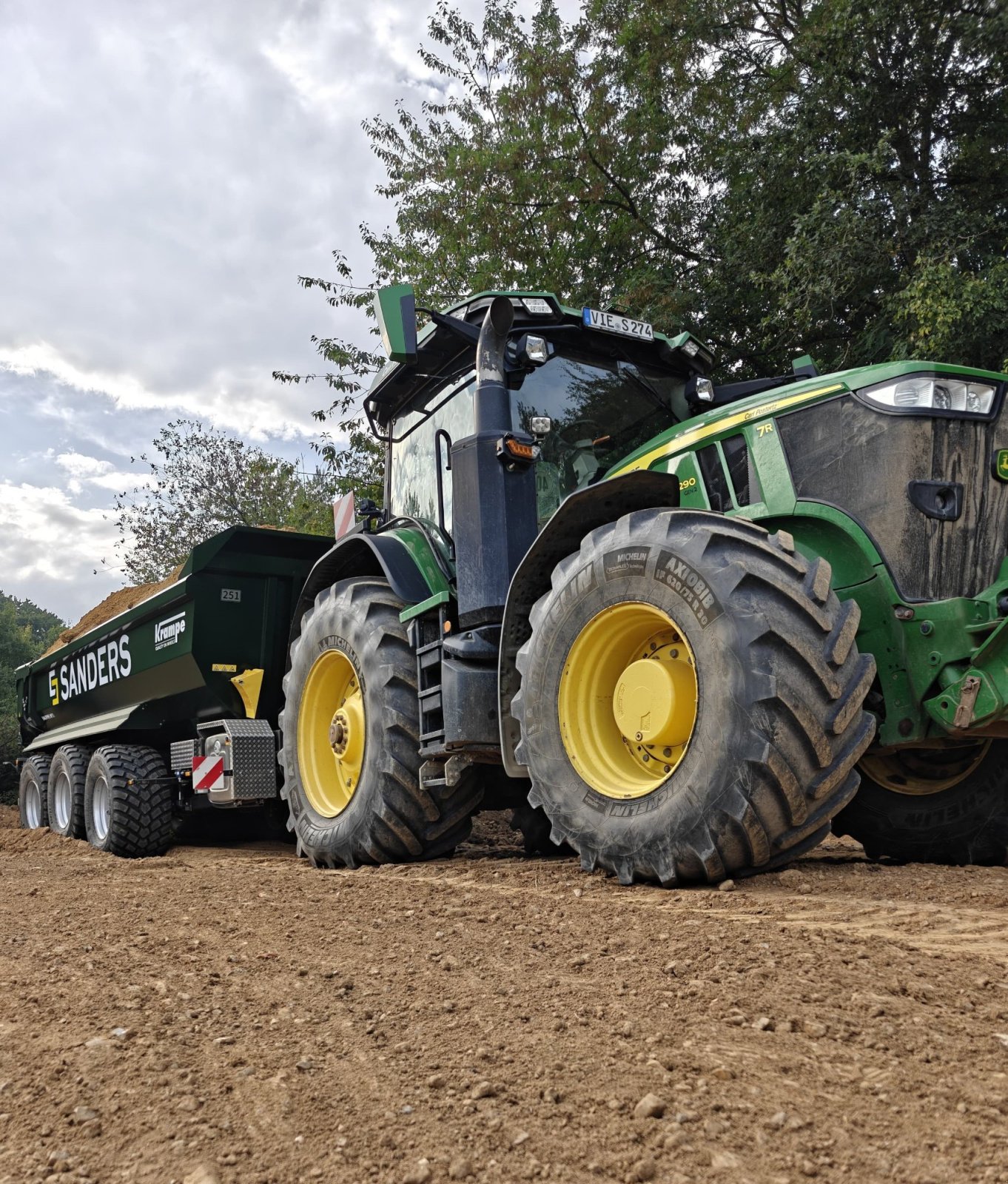Traktor typu John Deere 7290R, Gebrauchtmaschine w Schwalmtal (Zdjęcie 4)