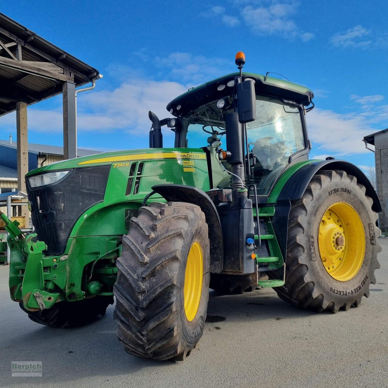 Traktor van het type John Deere 7310 R, Gebrauchtmaschine in Drebach (Foto 2)