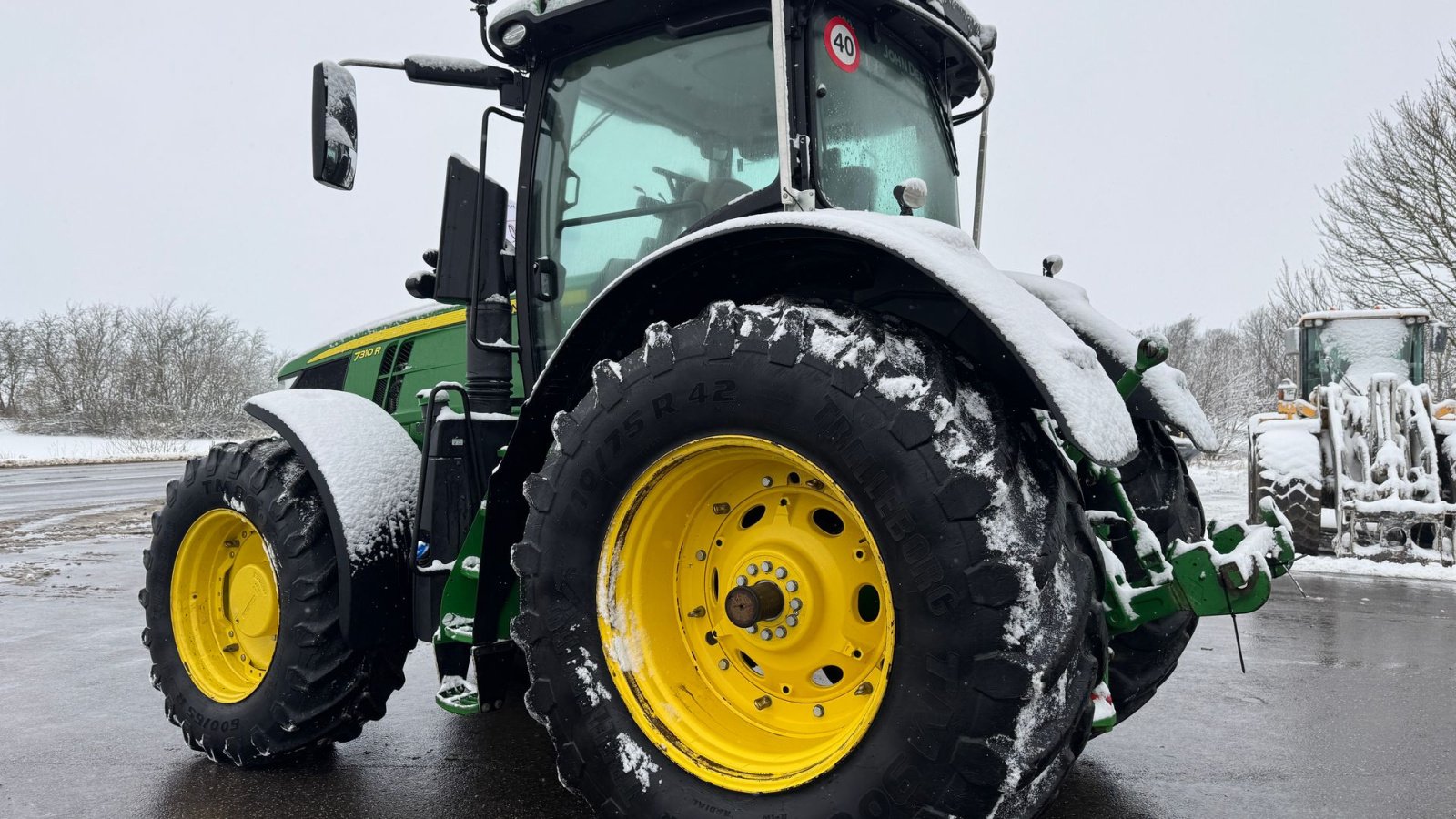 Traktor des Typs John Deere 7310R KUN 5500 TIMER! DANSK SLOTS TRAKTOR!, Gebrauchtmaschine in Nørager (Bild 7)