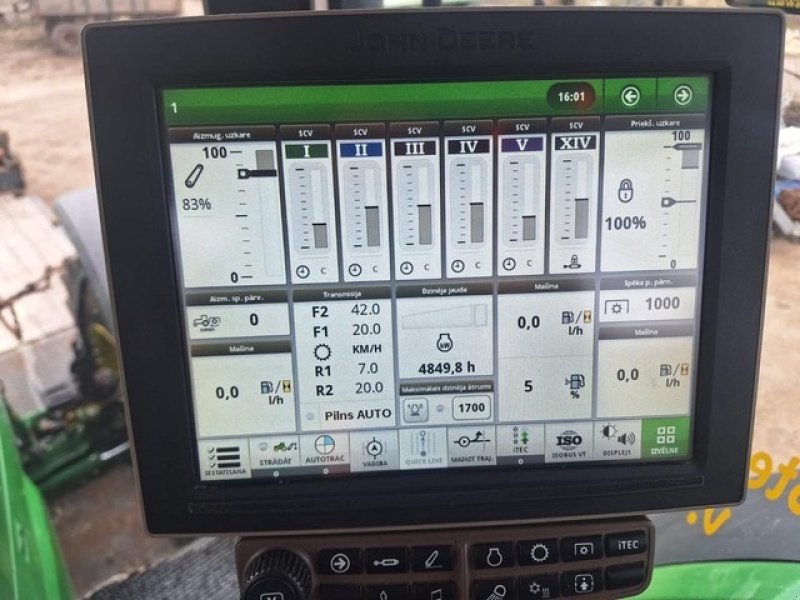 Traktor of the type John Deere 7310R Vi giver 100 timers reklamationsret i DK!!! Autopower IVT 4600 ( 10" ) Monitor. Auto Steer ready. 900-daek. Hitch krog. Front lift., Gebrauchtmaschine in Kolding (Picture 4)