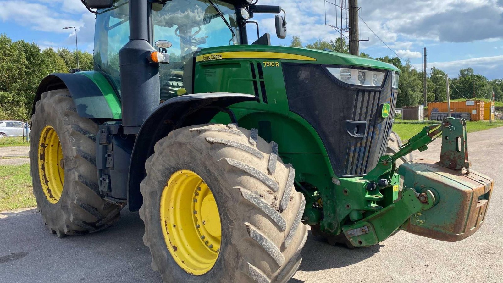 Traktor del tipo John Deere 7310R, Gebrauchtmaschine en Kaunas (Imagen 3)