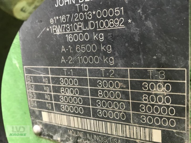 Traktor типа John Deere 7310R, Gebrauchtmaschine в Spelle (Фотография 14)