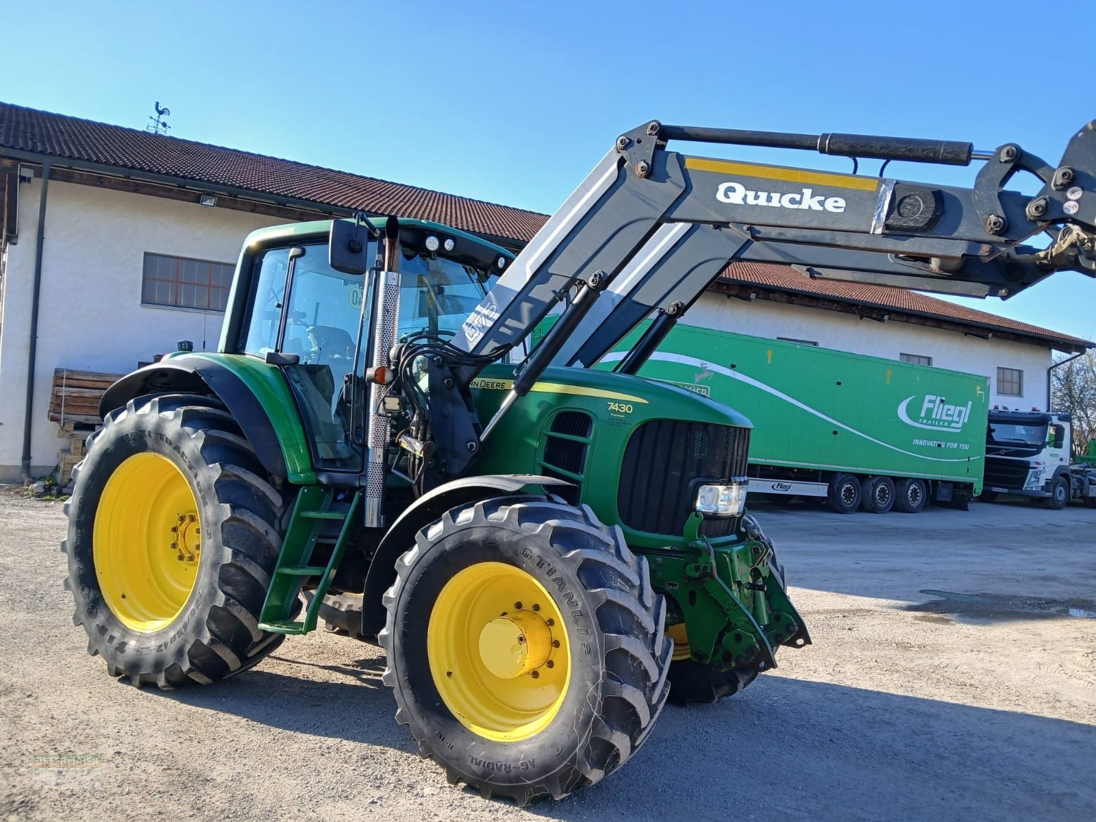 Traktor типа John Deere 7430, Gebrauchtmaschine в Altötting (Фотография 11)