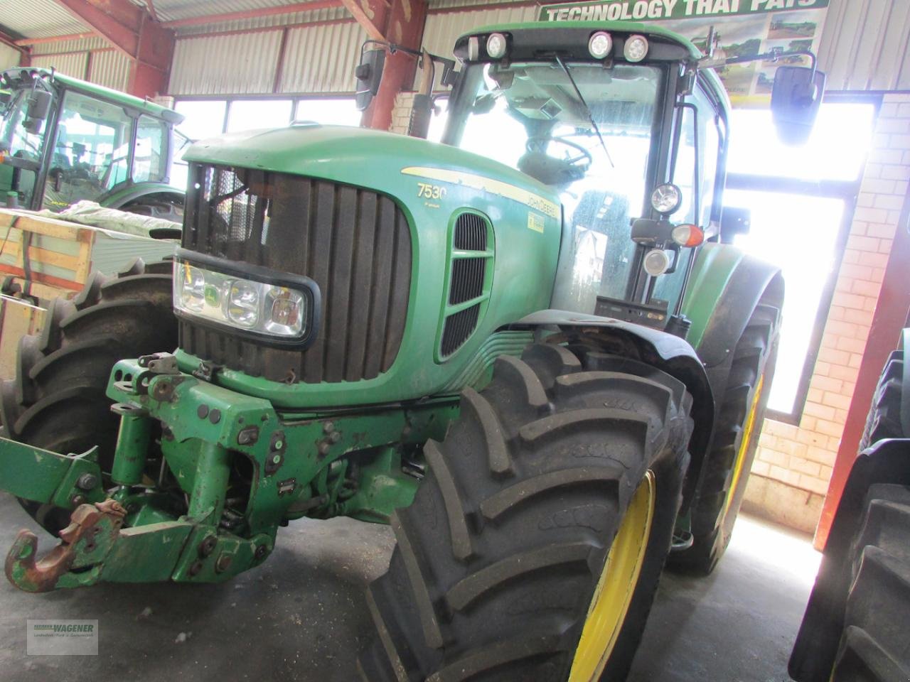 Traktor Türe ait John Deere 7530 Premium, Gebrauchtmaschine içinde Bad Wildungen - Wega (resim 1)