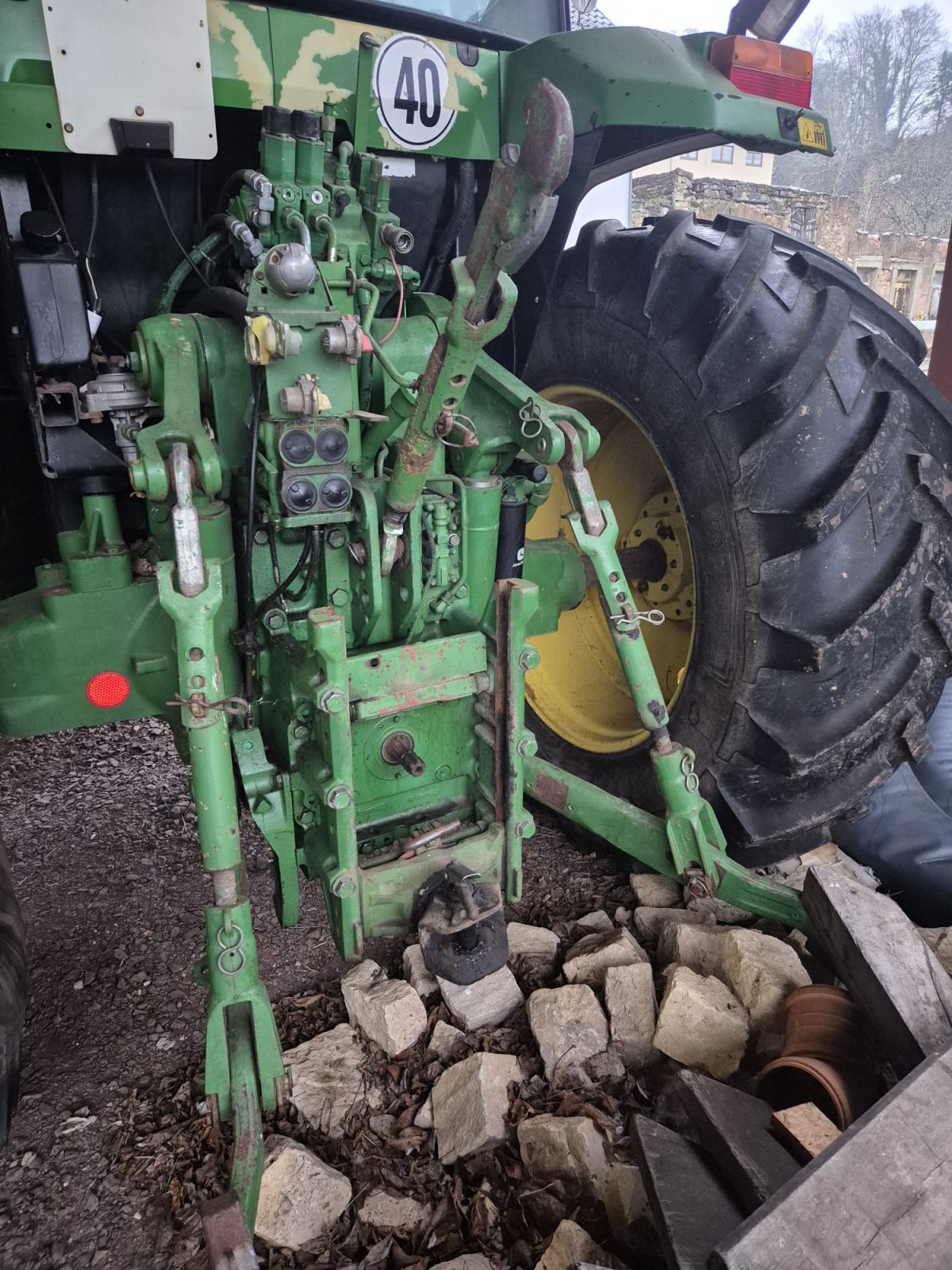 Traktor типа John Deere 7600, Gebrauchtmaschine в Rehlingen (Фотография 2)