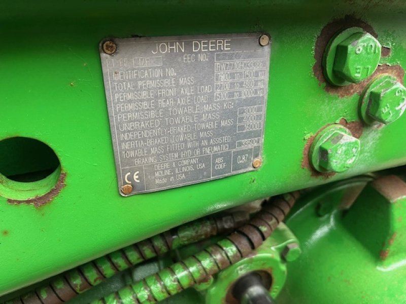 Traktor tipa John Deere 7710 TLS  AFF. FORAKSEL, POWER QUARD GEAR, Gebrauchtmaschine u Dronninglund (Slika 8)