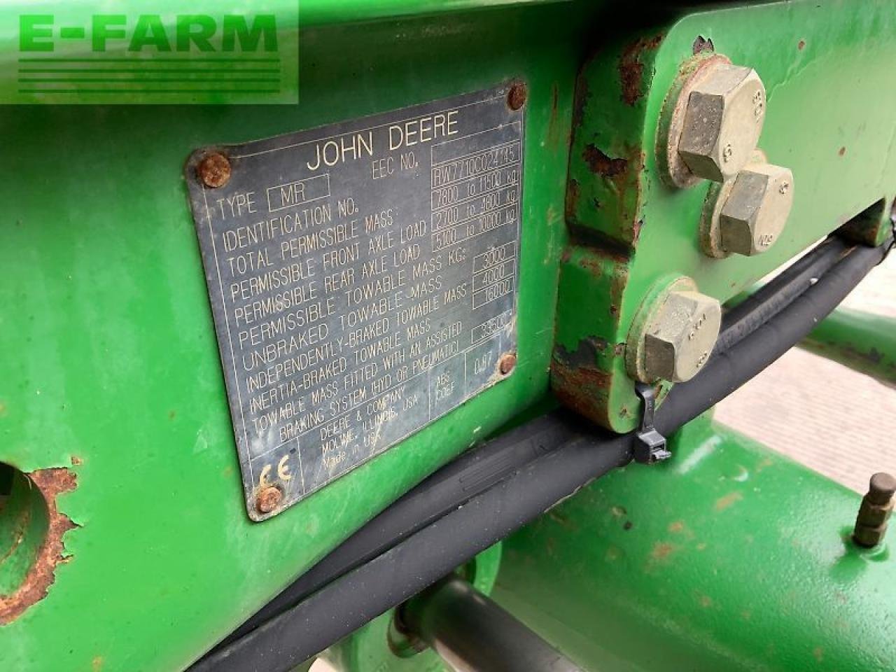 Traktor typu John Deere 7710 tractor, Gebrauchtmaschine v SHAFTESBURY (Obrázek 18)