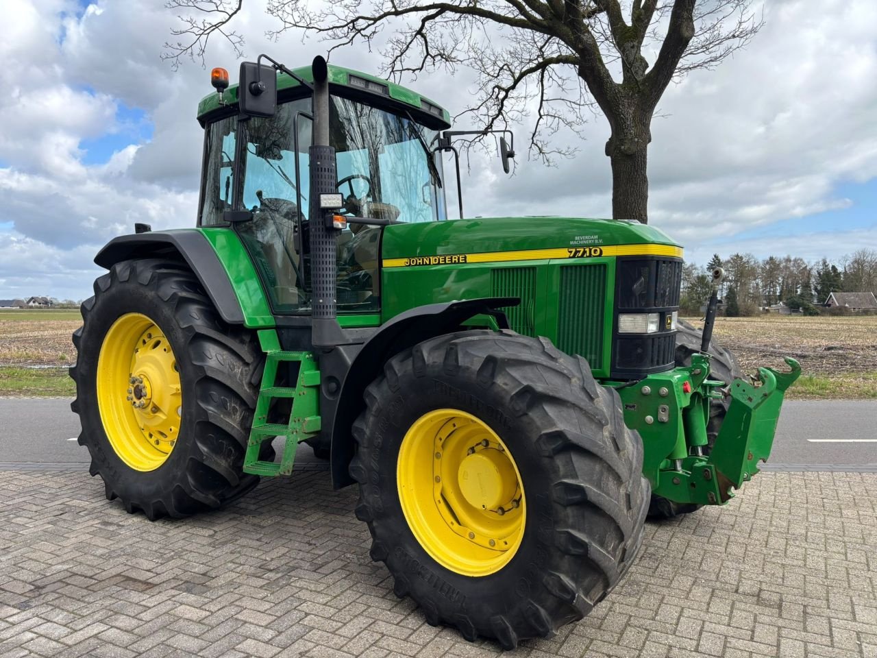 Traktor Türe ait John Deere 7710, Gebrauchtmaschine içinde Vriezenveen (resim 7)