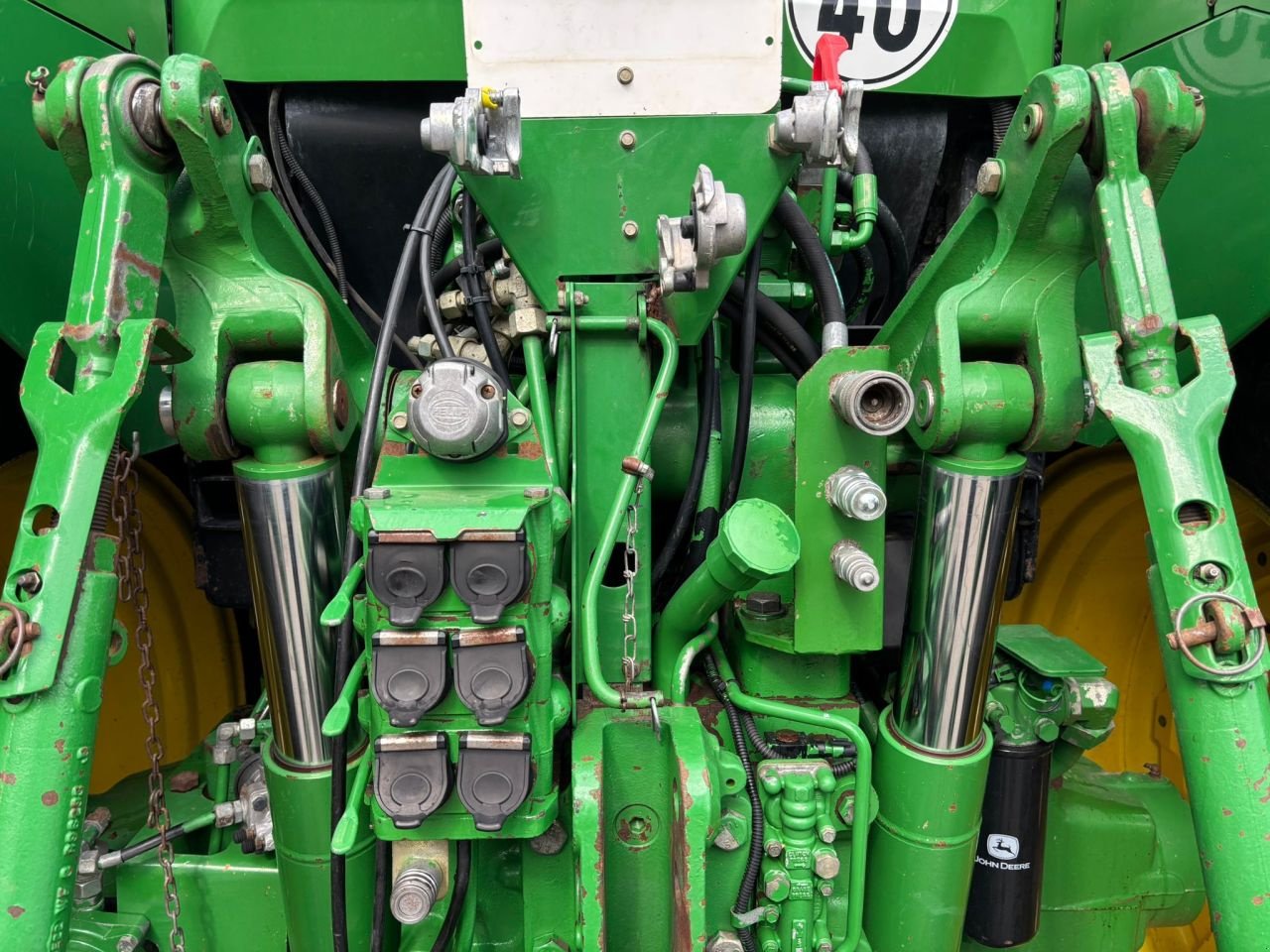 Traktor Türe ait John Deere 7710, Gebrauchtmaschine içinde Vriezenveen (resim 11)