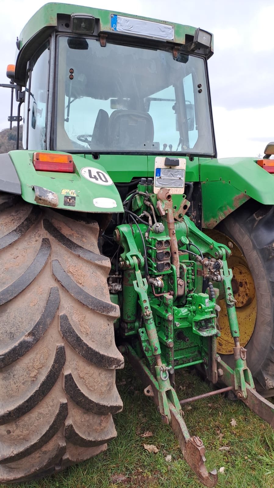 Traktor van het type John Deere 7710, Gebrauchtmaschine in Weigendorf (Foto 9)