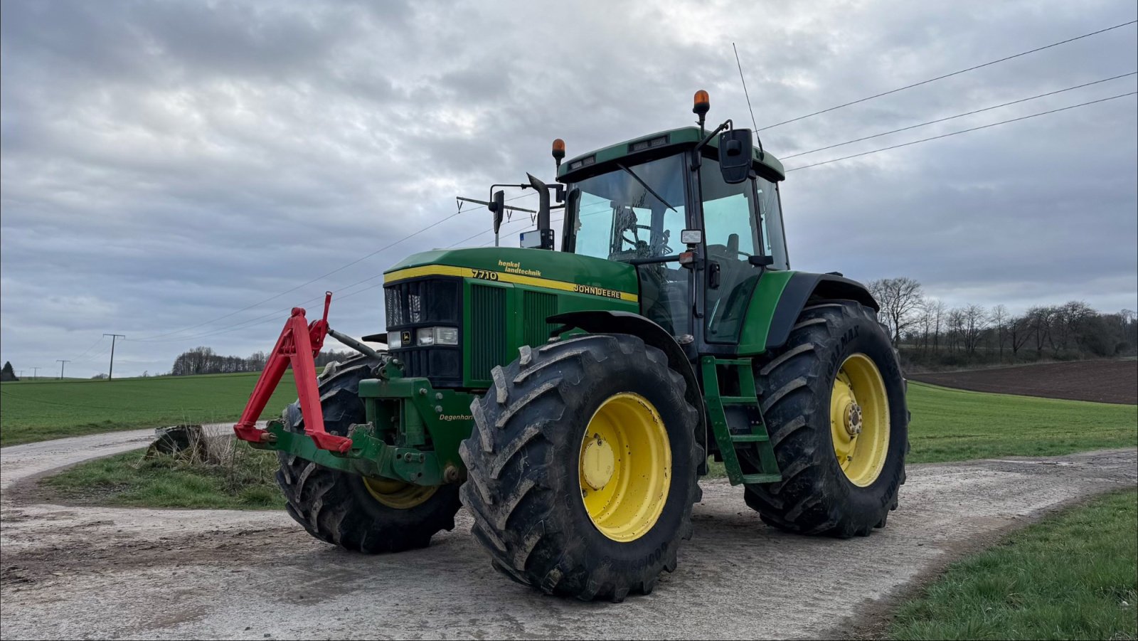 Traktor typu John Deere 7710, Gebrauchtmaschine v Homberg Ohm (Obrázok 1)