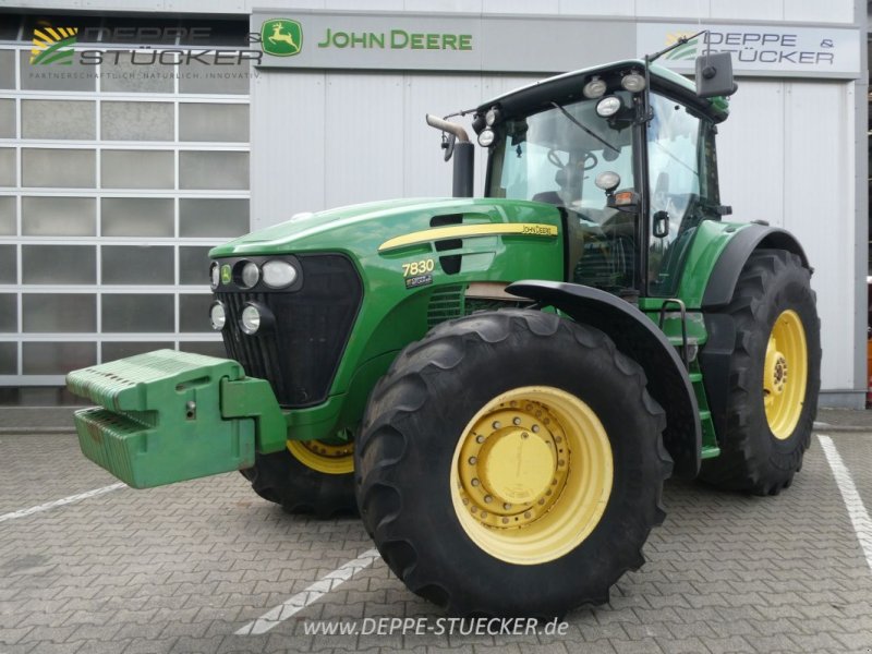 Traktor des Typs John Deere 7830, Gebrauchtmaschine in Lauterberg/Barbis (Bild 1)