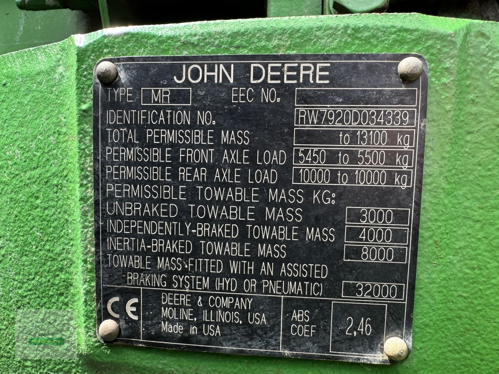Traktor of the type John Deere 7920, Gebrauchtmaschine in Hartberg (Picture 13)