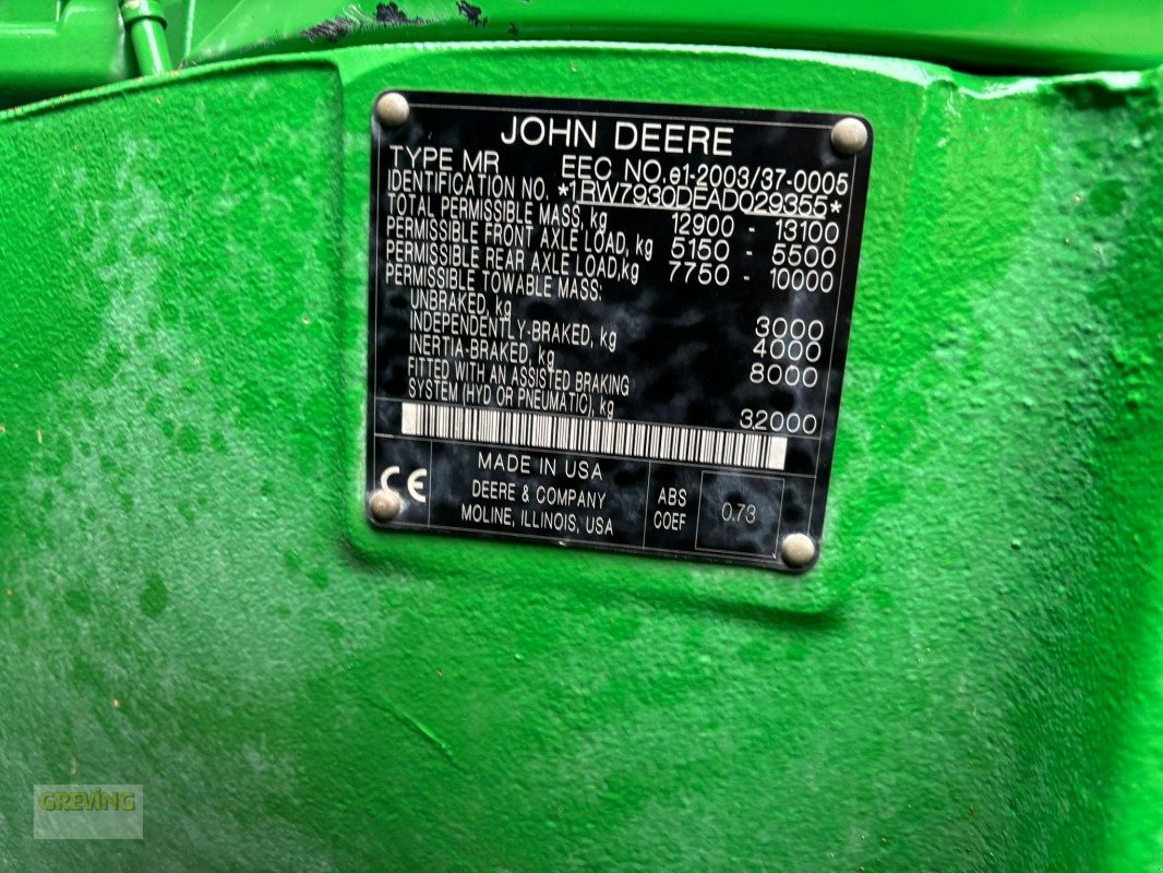 Traktor des Typs John Deere 7930, Gebrauchtmaschine in Ahaus (Bild 16)