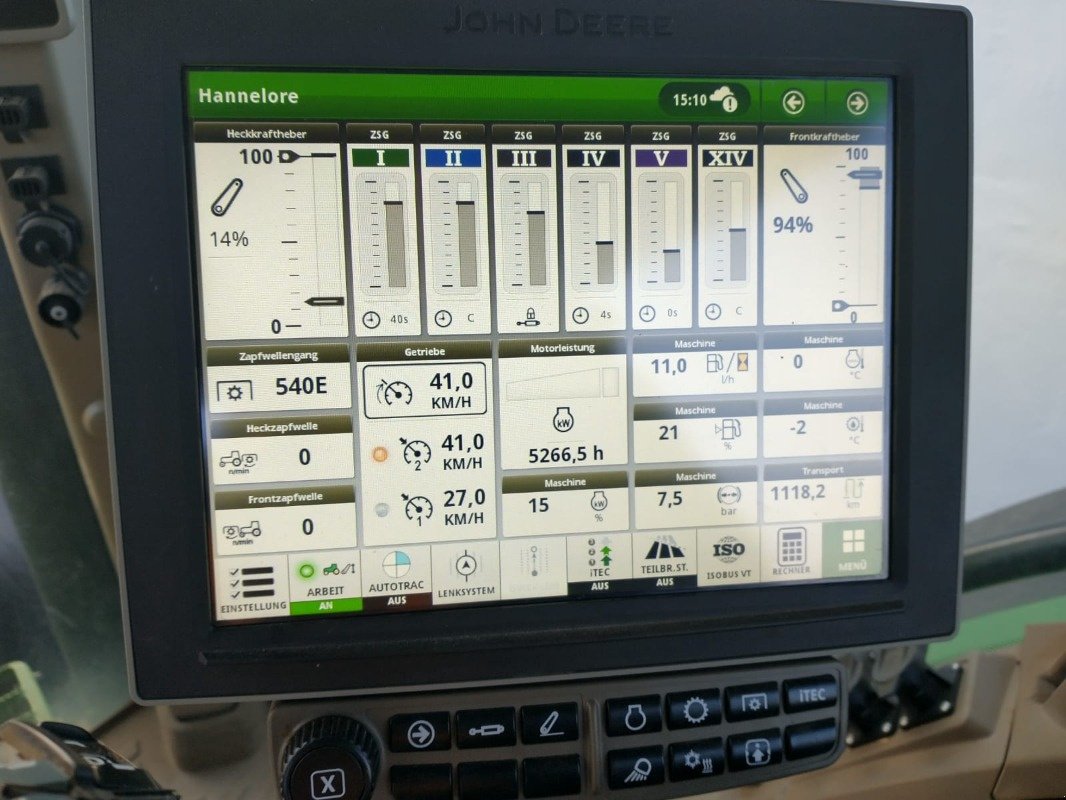 Traktor del tipo John Deere 7R 310 MY21 AP 40, Gebrauchtmaschine In Plau am See / OT Klebe (Immagine 5)