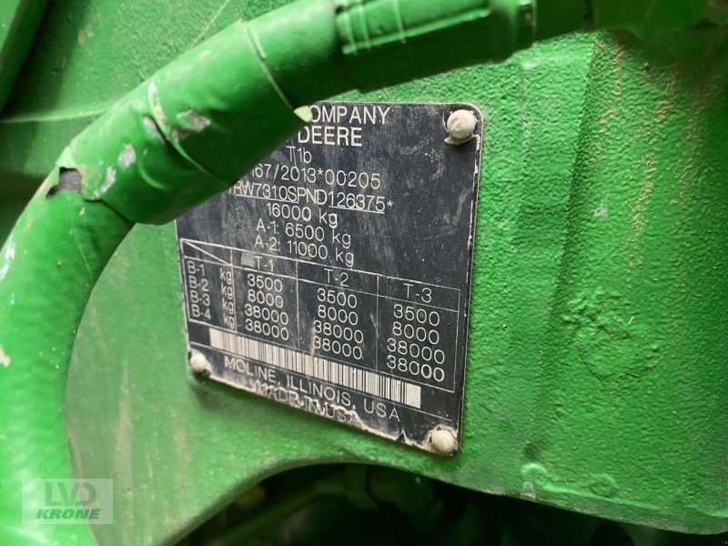 Traktor del tipo John Deere 7R 310, Gebrauchtmaschine In Spelle (Immagine 11)
