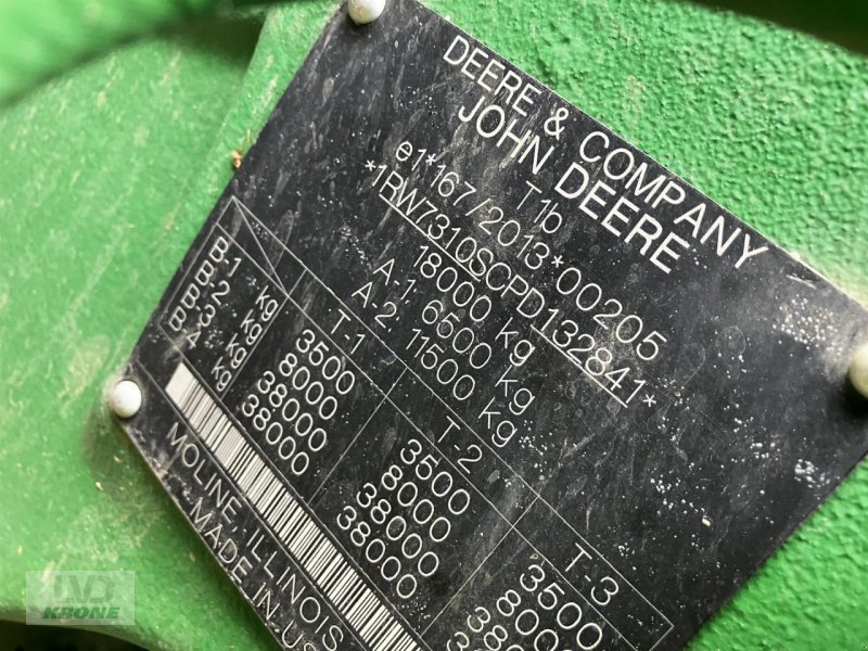 Traktor типа John Deere 7R 310, Gebrauchtmaschine в Spelle (Фотография 14)