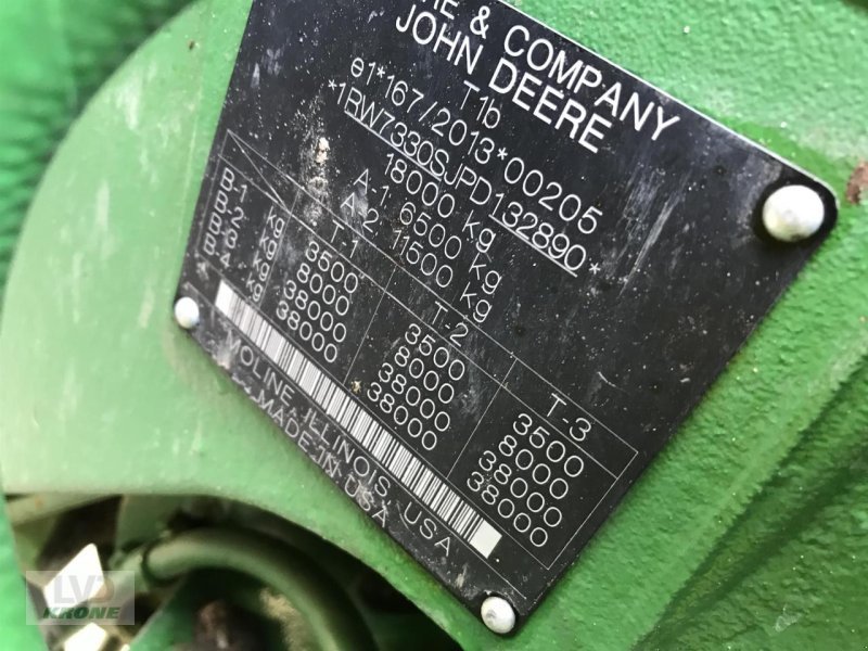 Traktor του τύπου John Deere 7R 330, Gebrauchtmaschine σε Spelle (Φωτογραφία 15)